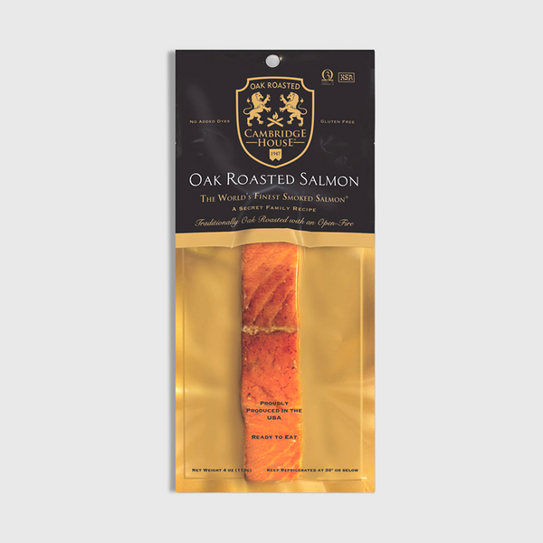 Cambridge House Hot Oak Smoked Salmon – 4oz