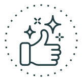 a thumbs up icon