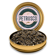 Load image into Gallery viewer, Petrusco Ossetra Reserve caviar in an open tin 
