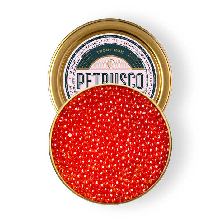 A tin of Petrusco Trout Roe